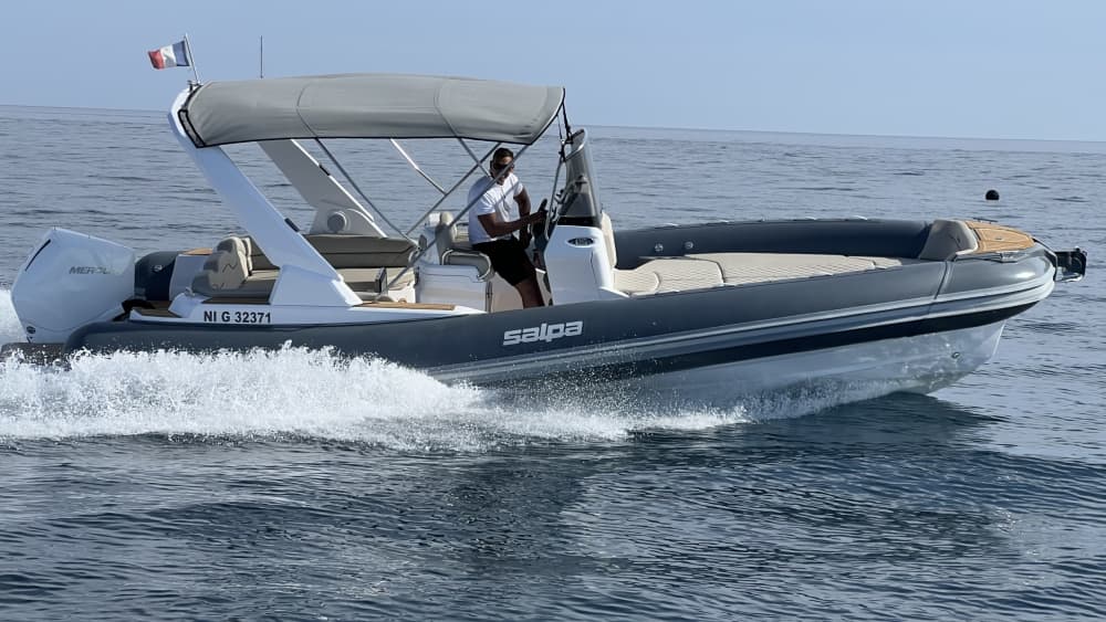 The best of Antibes is on the water: Your private full day on a motorboat
