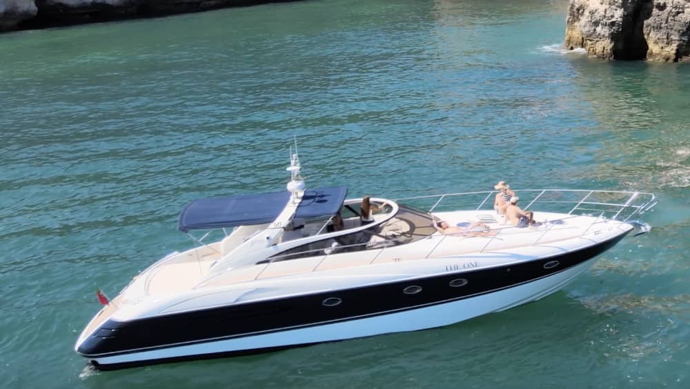 Alquiler de yates de lujo | Costa del Algarve y cueva de Benagil | 7 horas