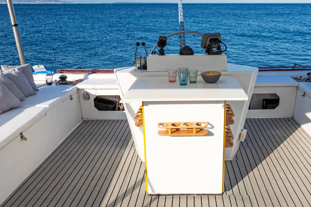 Halbtägiger Ausflug mit dem Katamaran – Calanques des Estérel, Abfahrt von Mandelieu-la-Napoule