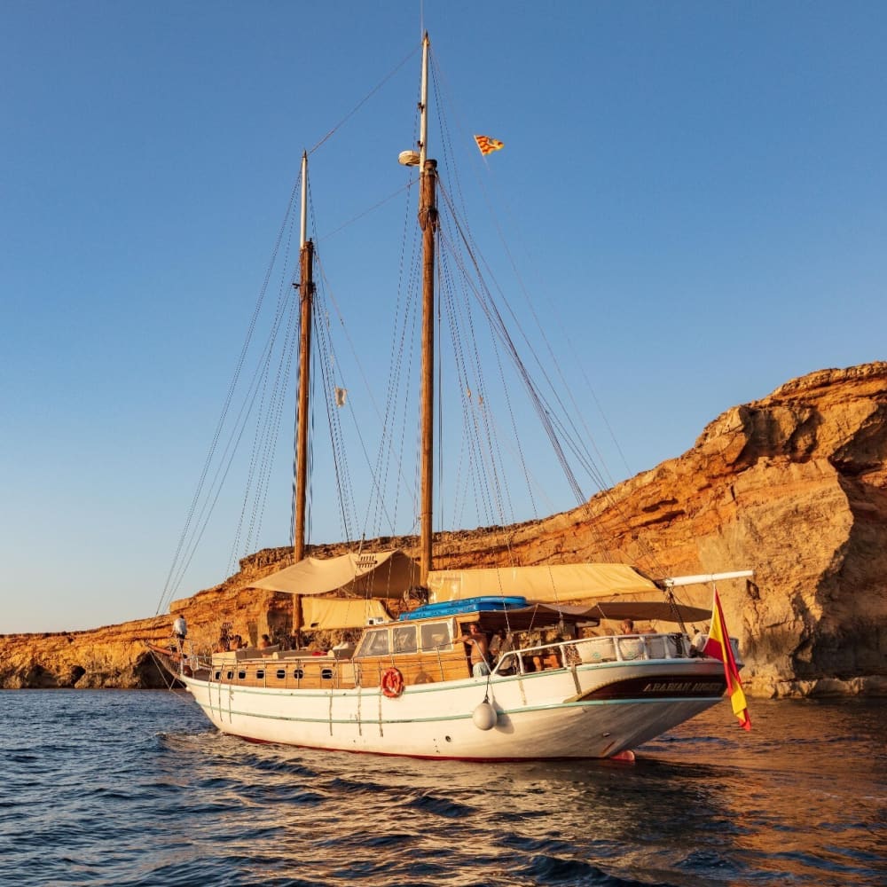 6 Stunden Sonne und türkisfarbenes Wasser rund um Formentera