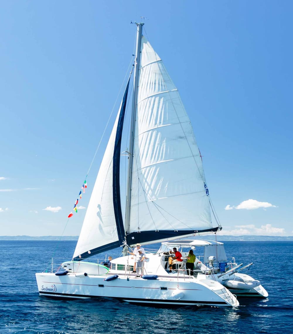 Private All-Inclusive Catamaran Cruise in Halkidiki | Premium Day Experience
