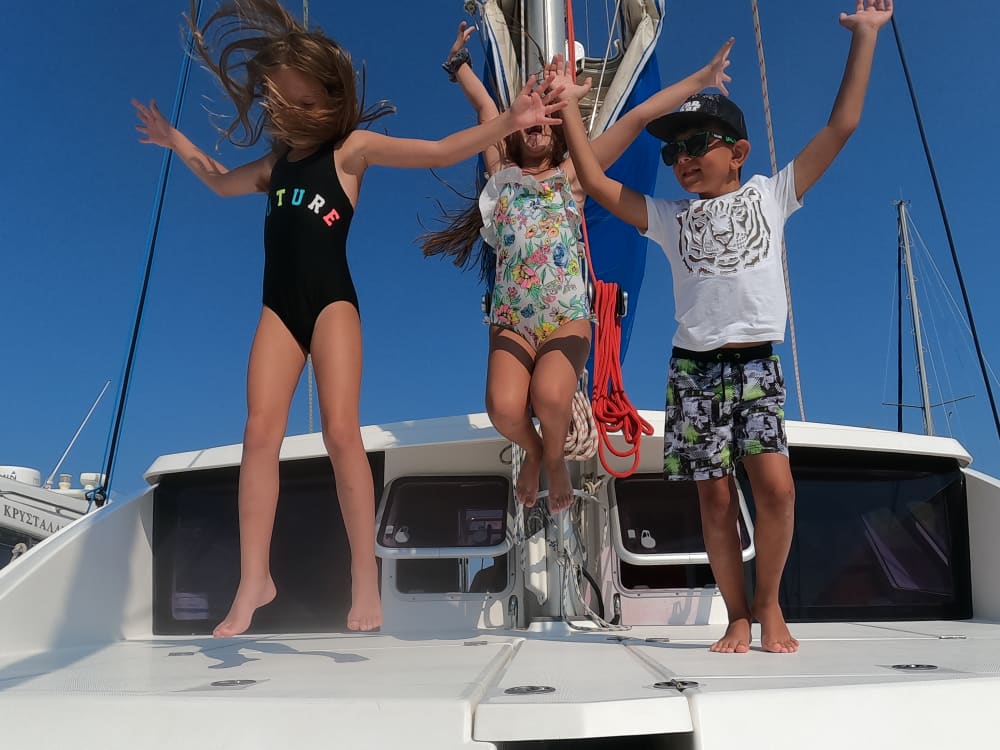 Private All-Inclusive Catamaran Cruise in Halkidiki | Premium Day Experience