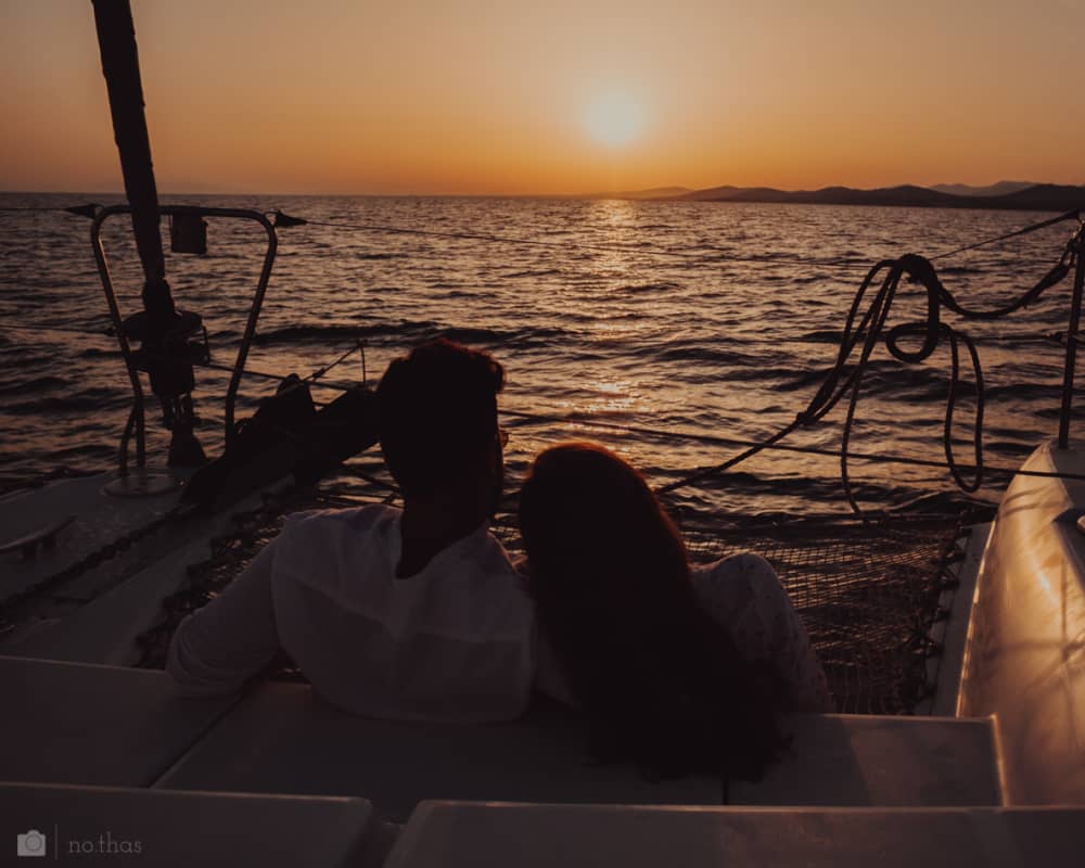 Rejs o zachodzie słońca katamaranem na Chalkidiki [Prywatny] All Inclusive