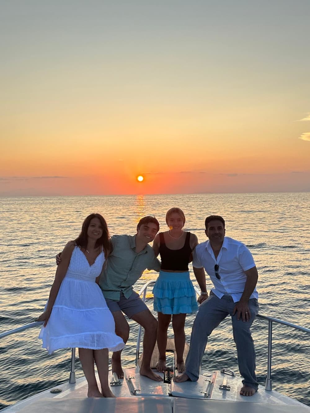 An Unforgettable Sunset on the Sea