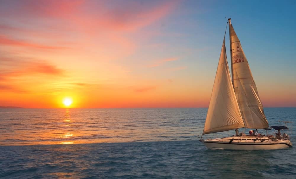 Geniet van een serene zonsopgang en een ontbijt aan zee in Barcelona.