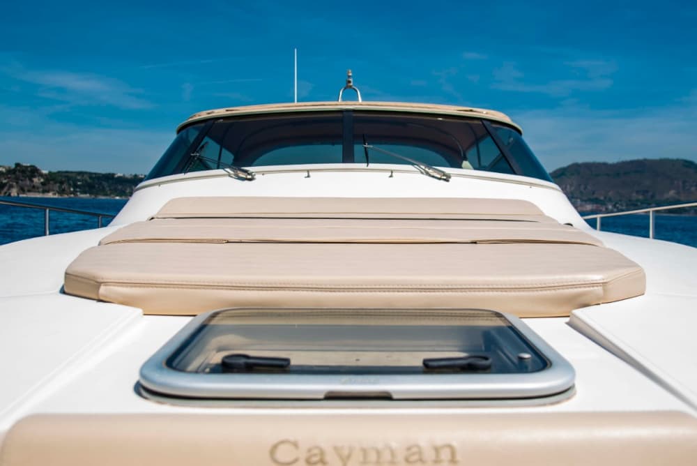 Half-day sporting experience from Bacoli: inshore fishing with professional equipment aboard a luxury yacht