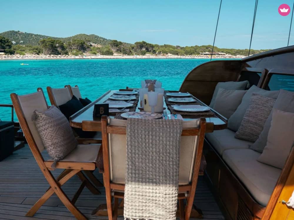 Un día especial en el mar en Barcelona.