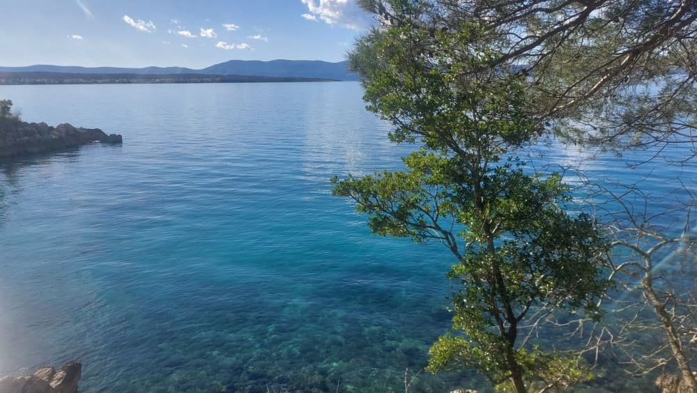 Sonnenuntergang an der Adria vom Segelboot aus