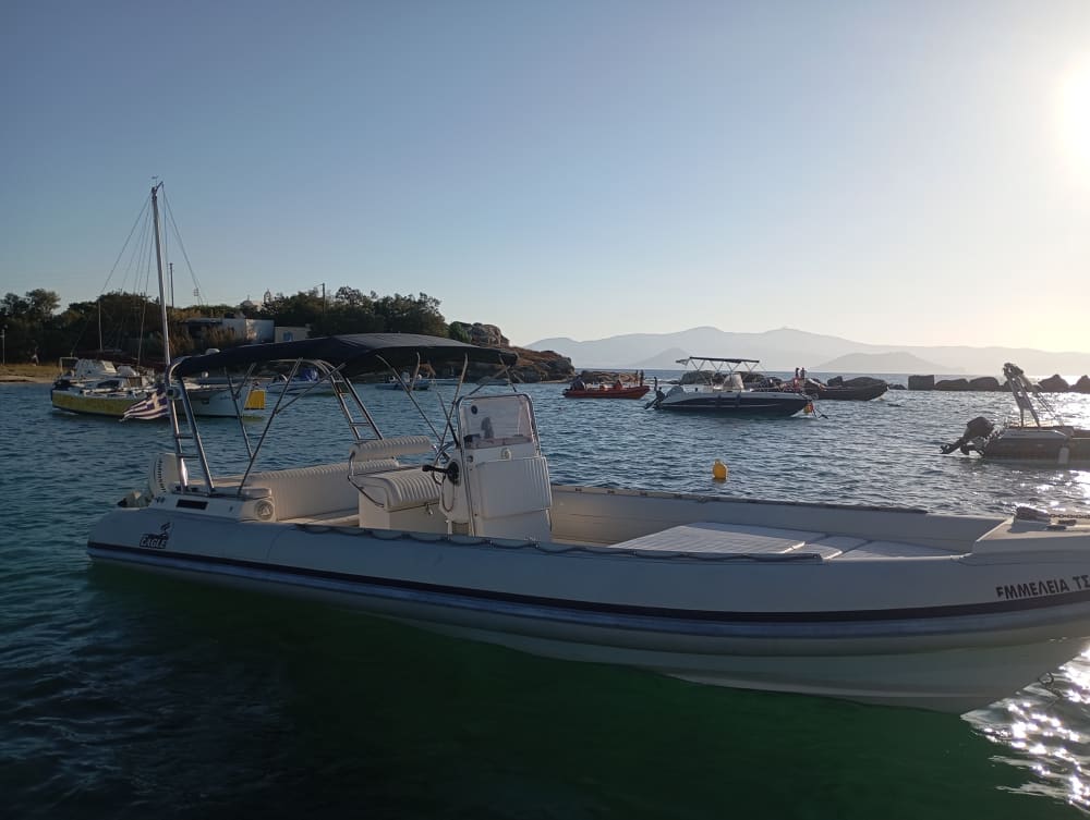 Relax on a 4h boat trip in Naxos