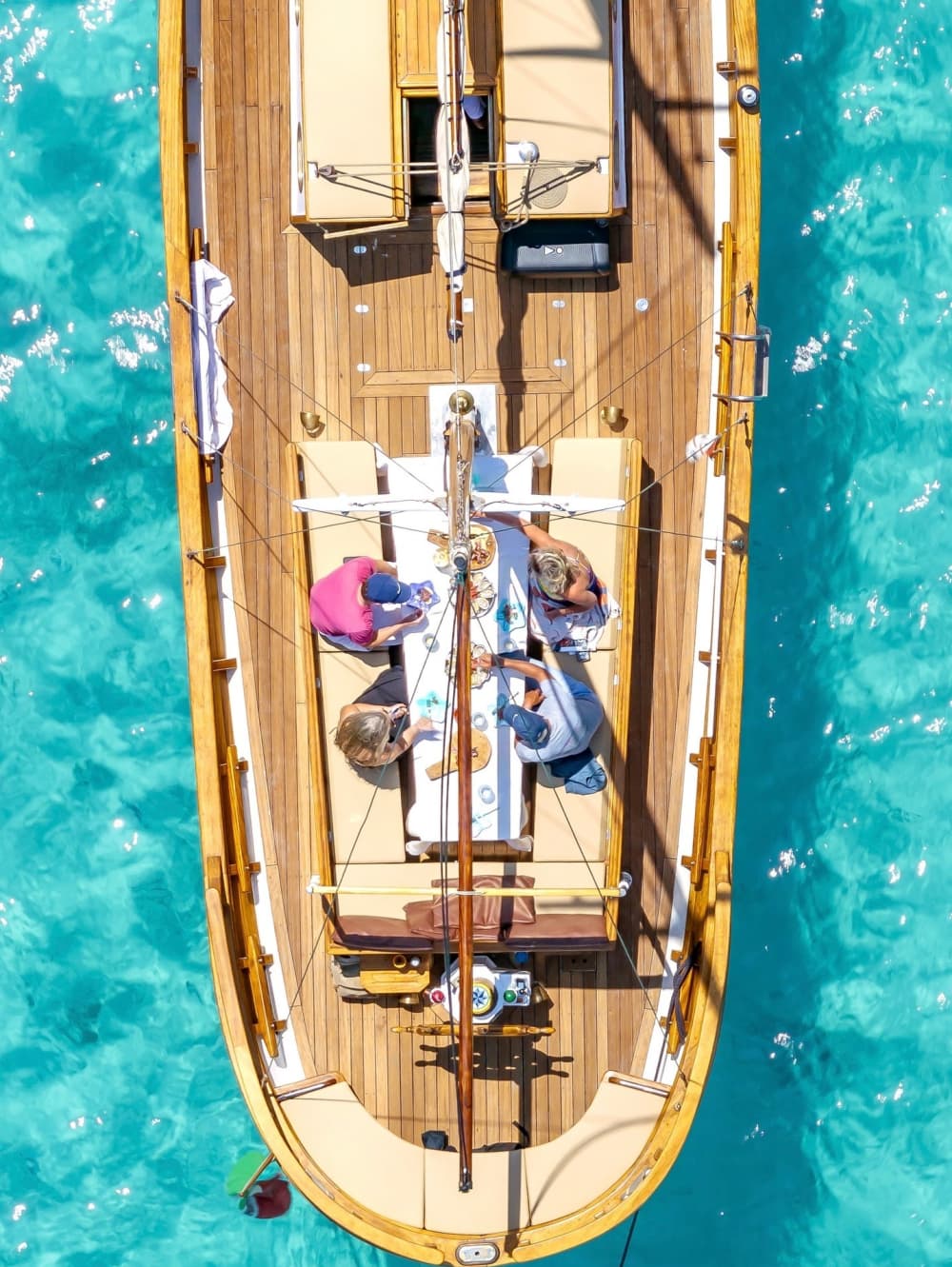 Snorkeling and Relaxation on a Sailing Ship