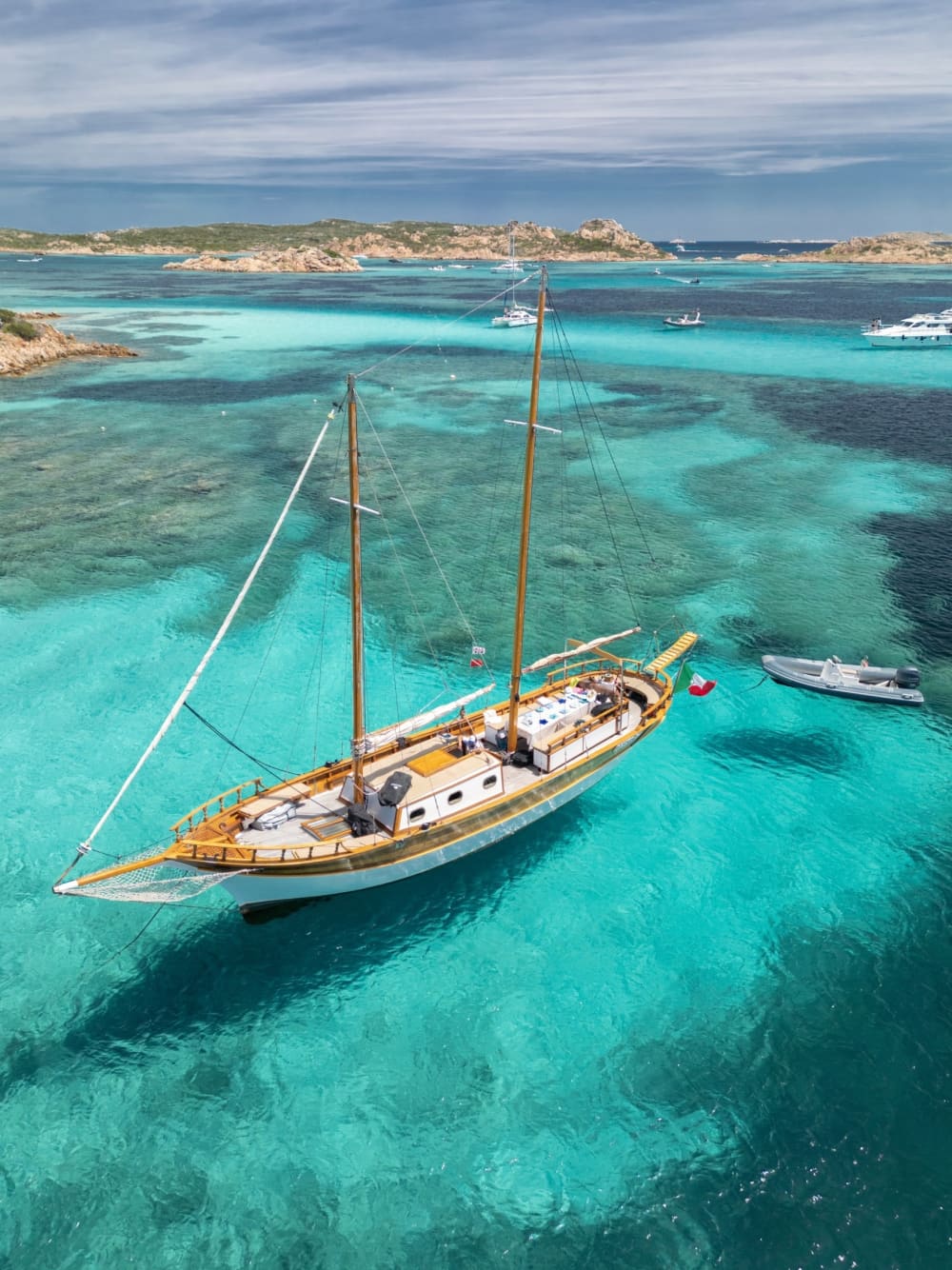 Snorkeling and Relaxation on a Sailing Ship