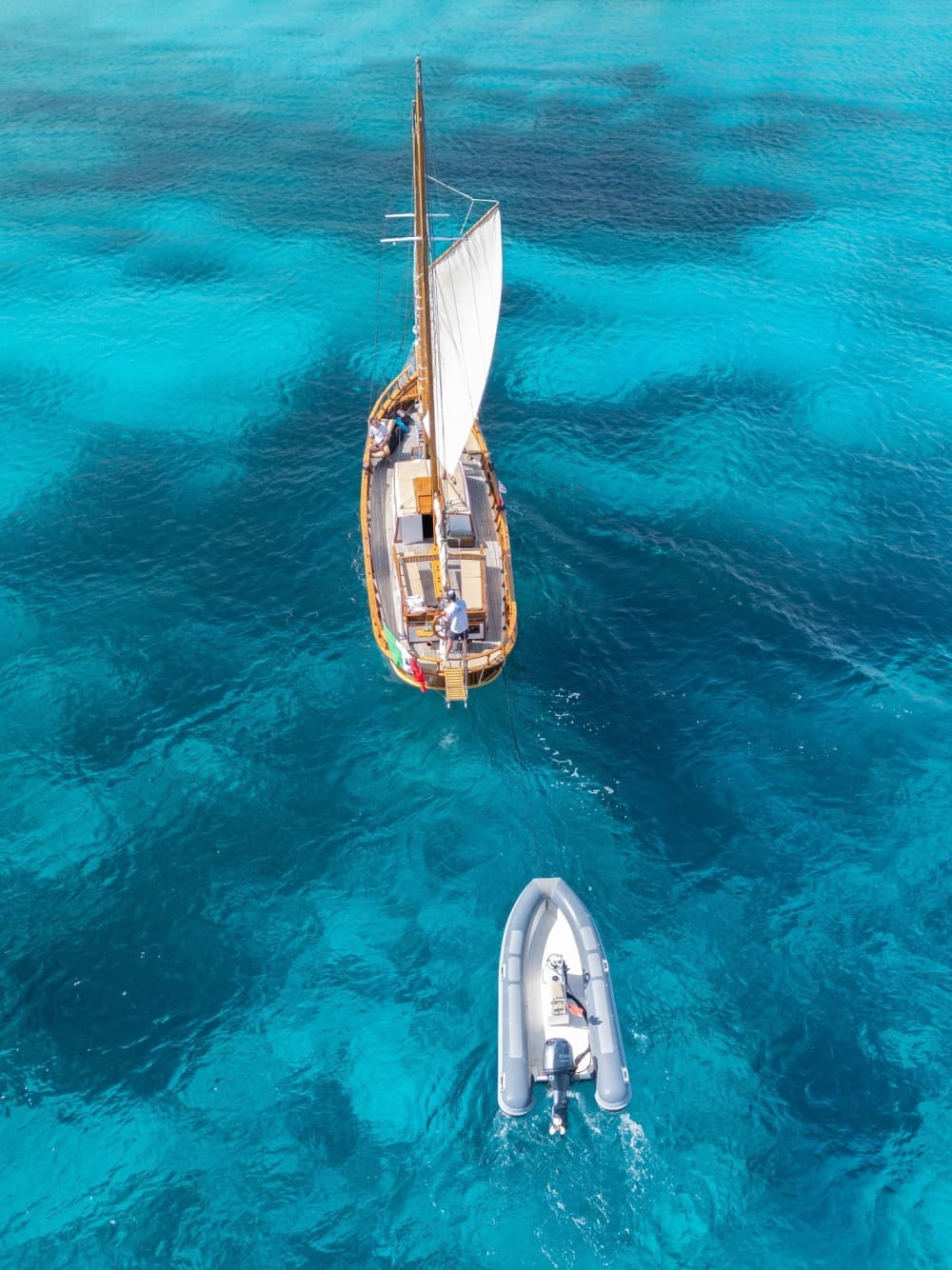 Snorkeling and Relaxation on a Sailing Ship