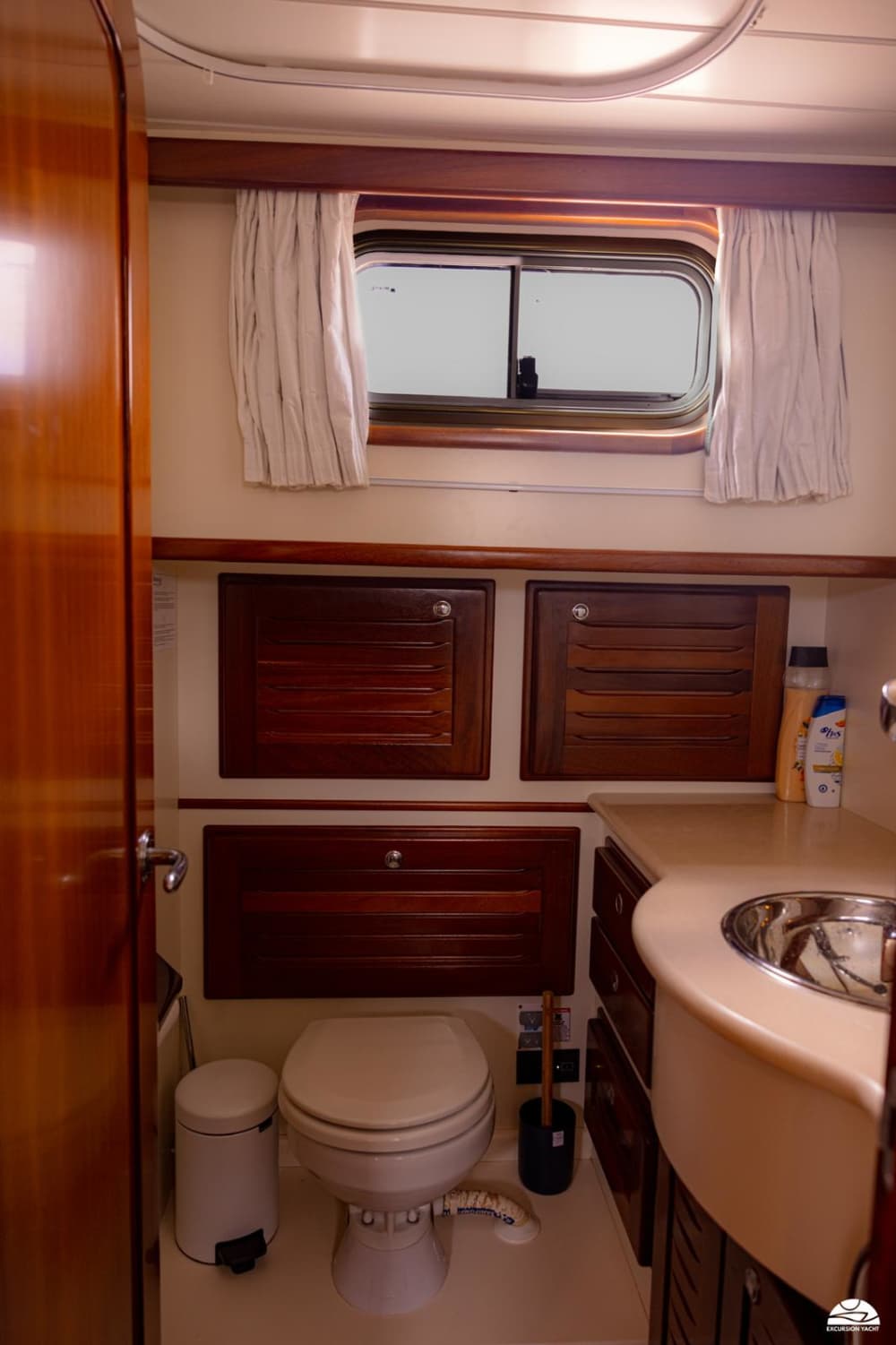 Mediterranean sunset aboard the "Touareg".