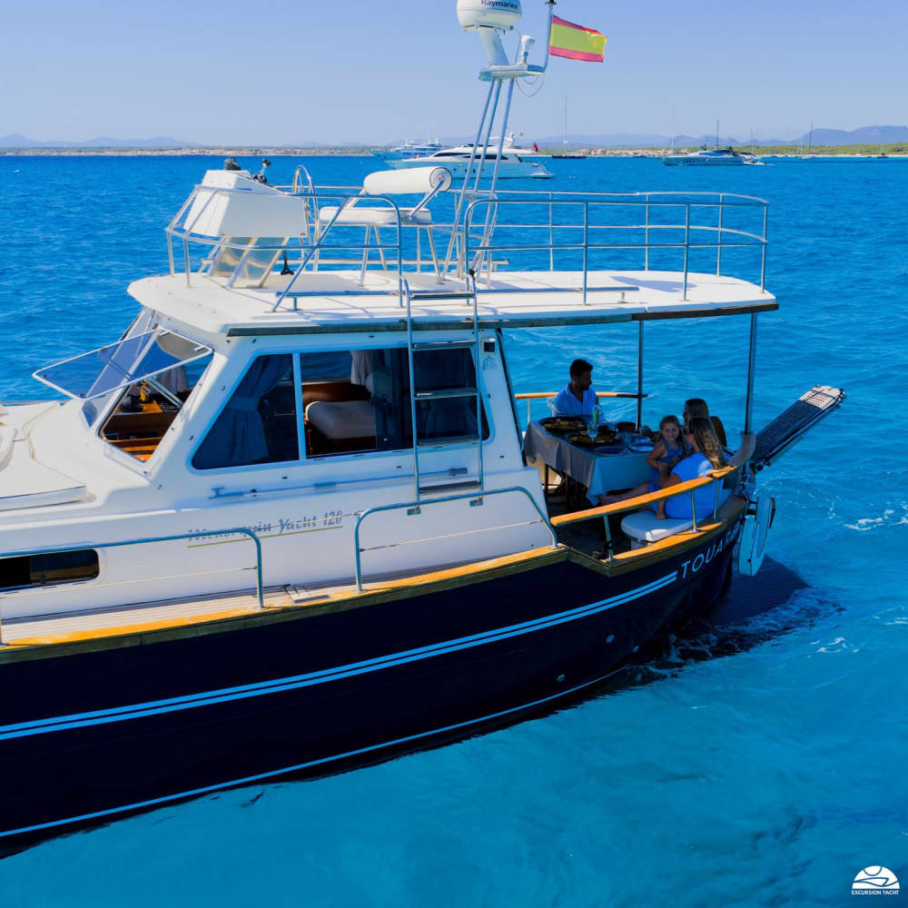 Mediterranean sunset aboard the "Touareg".