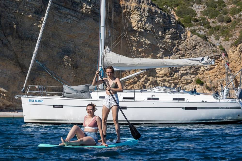 Cruzeiro Golden Hour ao pôr do sol saindo de Setúbal: Romance no mar