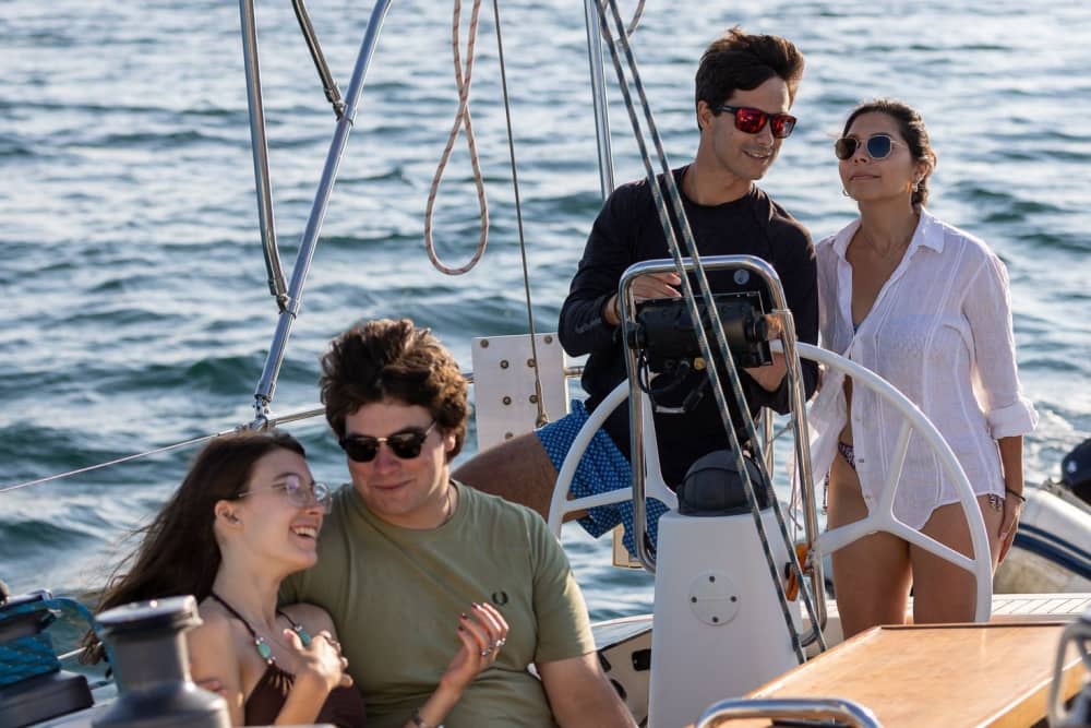 Cruzeiro Golden Hour ao pôr do sol saindo de Setúbal: Romance no mar