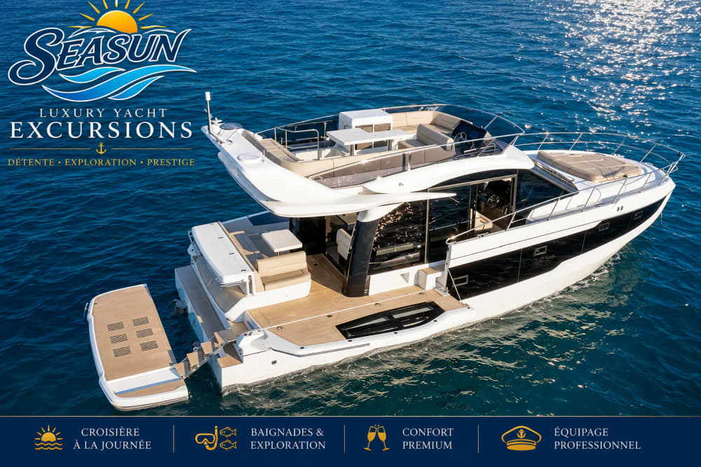 Crucero de lujo a las islas Lérins a bordo del SEA&SUN – 8 horas de sueños