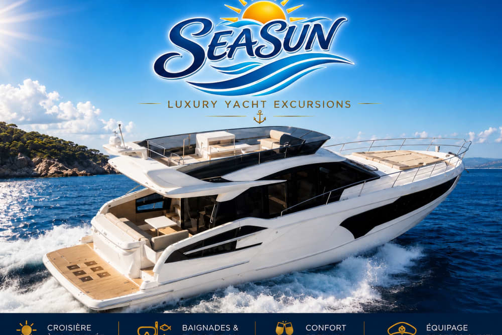 Crucero de lujo a las islas Lérins a bordo del SEA&SUN – 8 horas de sueños
