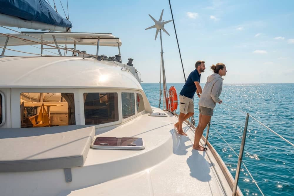 Onvergetelijke momenten op een catamaran