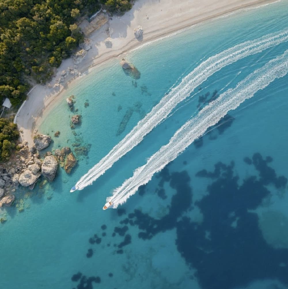 Saranda båttur till Hidden Bays och Kroreza med snorkling