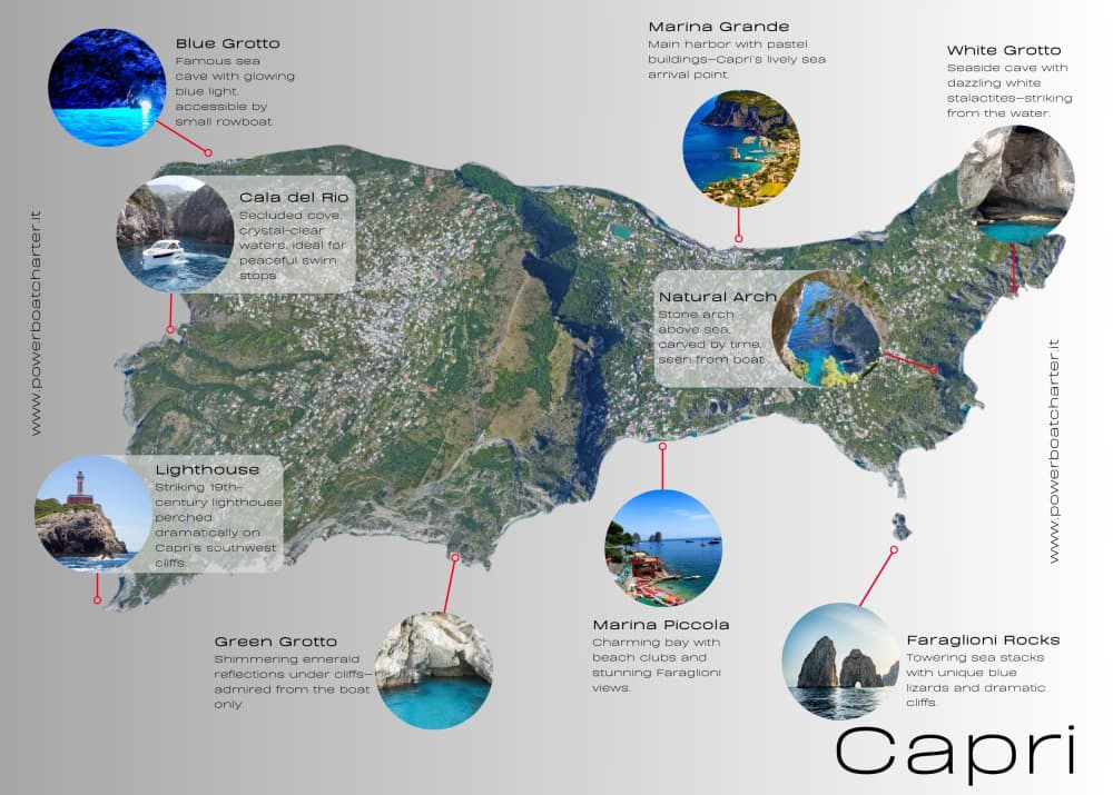 Capri med stil – Privat dagsutflykt med båt