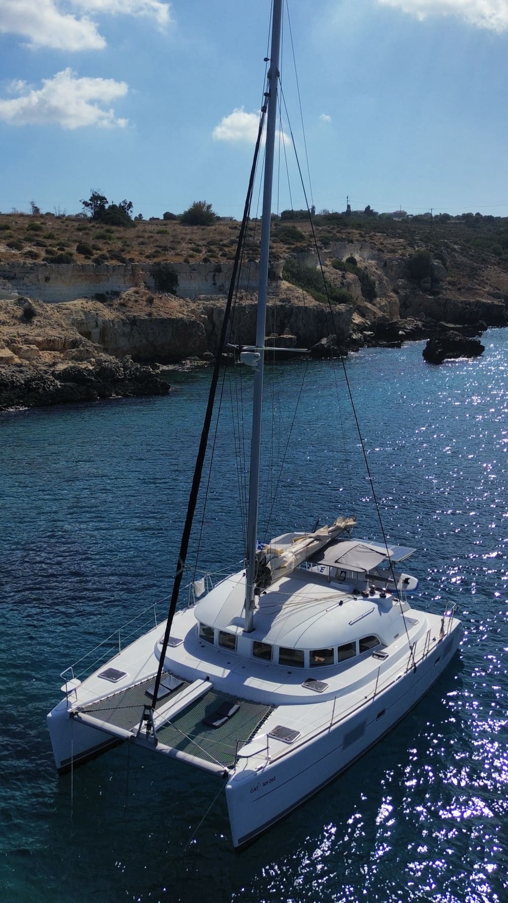 Морская прогулка на яхте - круиз на закате