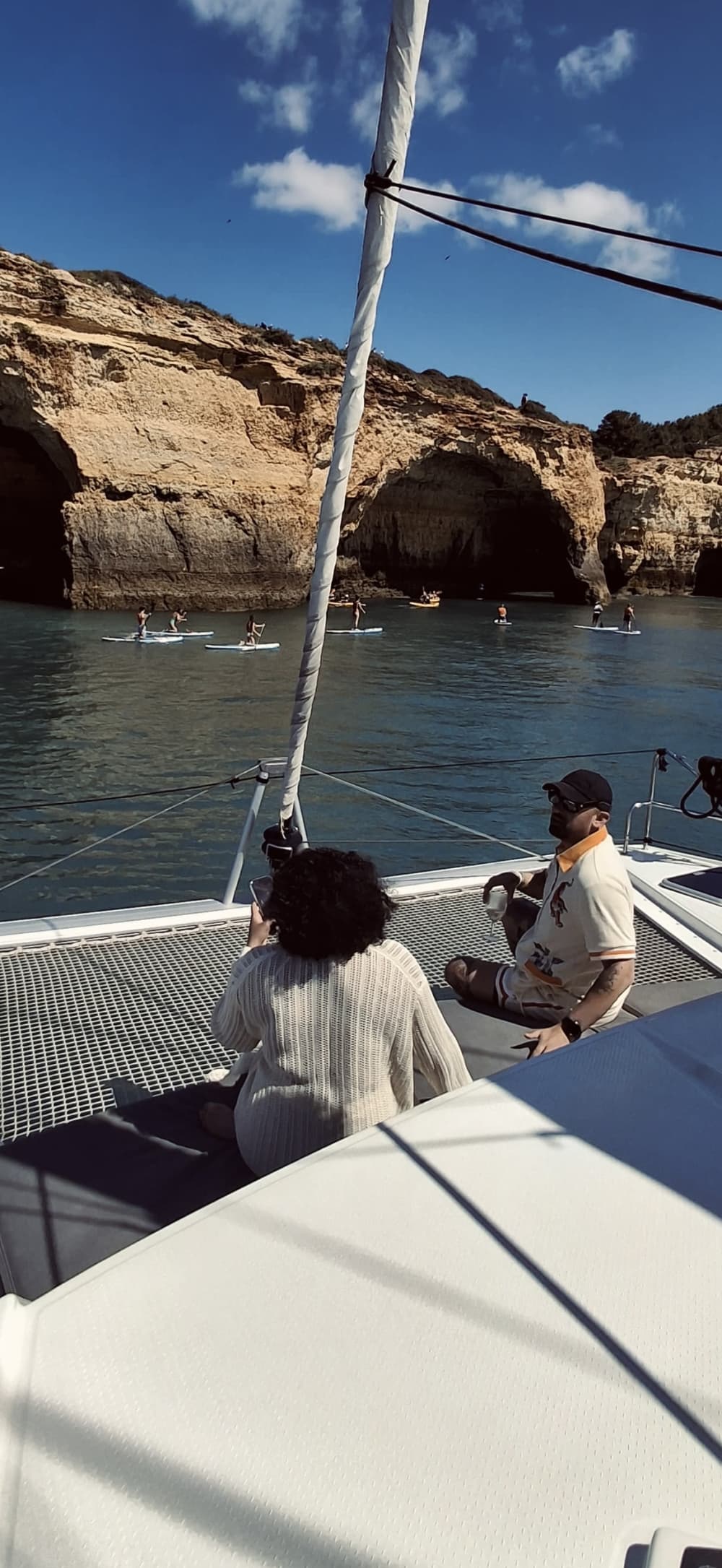 Benagil: Brand New Luxury Catamaran Full day Cruise