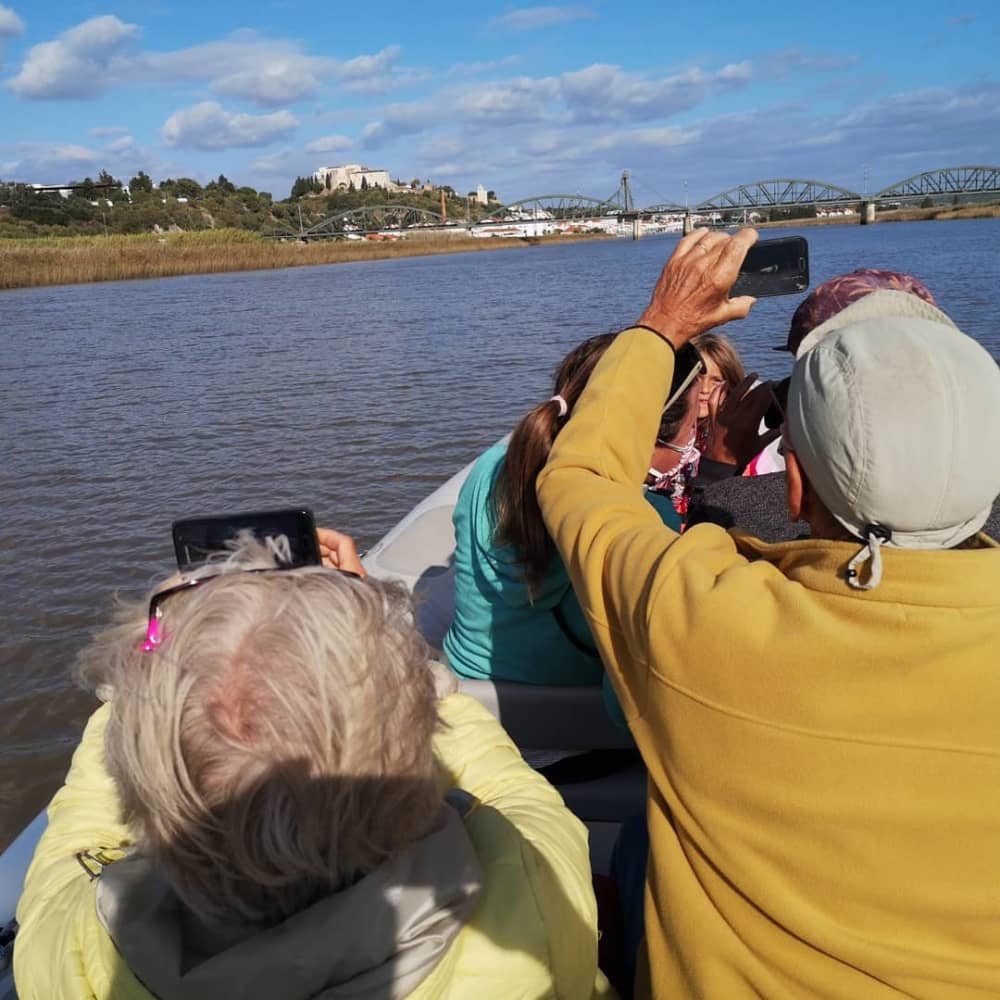 passeio de barco em Alcácer do Sal