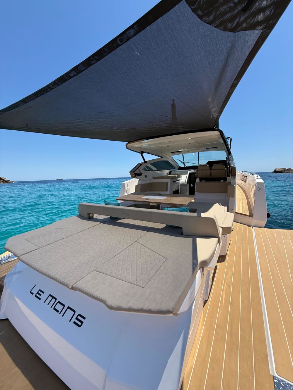 Explore the most exclusive parts of Ibiza aboard the Rio 45 Le Mans
