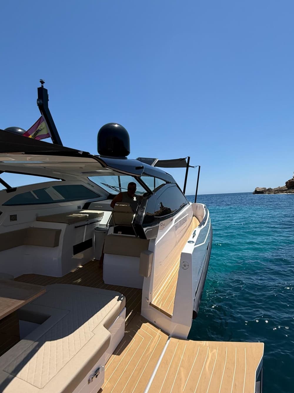 Explore the most exclusive parts of Ibiza aboard the Rio 45 Le Mans