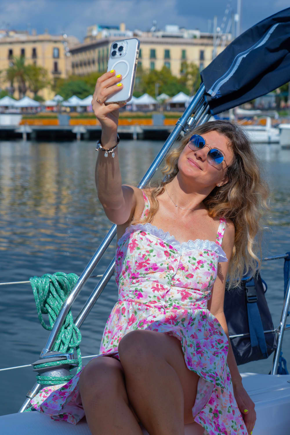 Sortie en voilier privée à Barcelone – 2 h | Royal Nautical Club | Skipper inclus