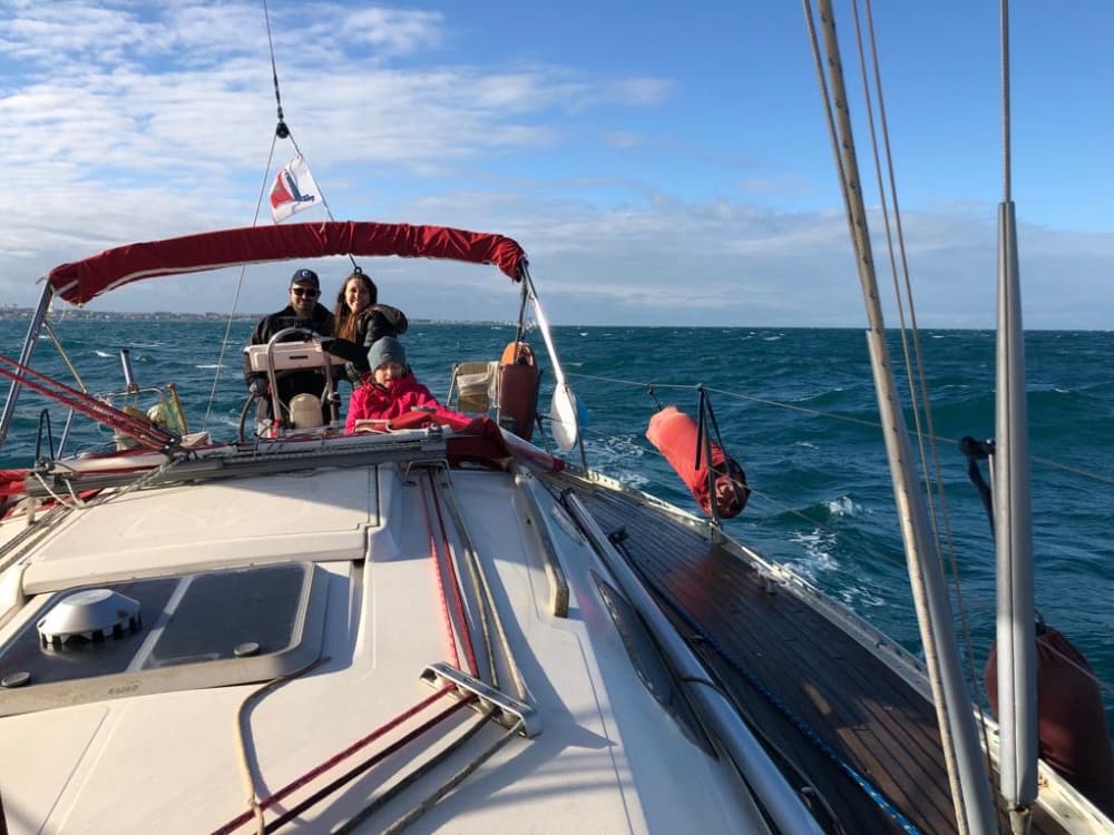 Day trip by boat along the coast of Bari