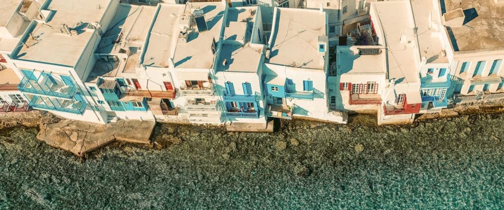 Rhenia, Delos och Mykonos södra kust | Heldags privat yachtkryssning