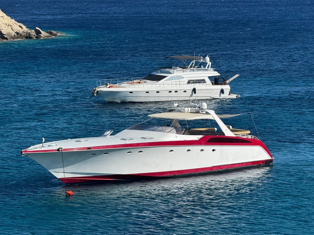 Rhenia, Delos & Mykonos Southern Coast | Full-Day Private Yacht Cruise