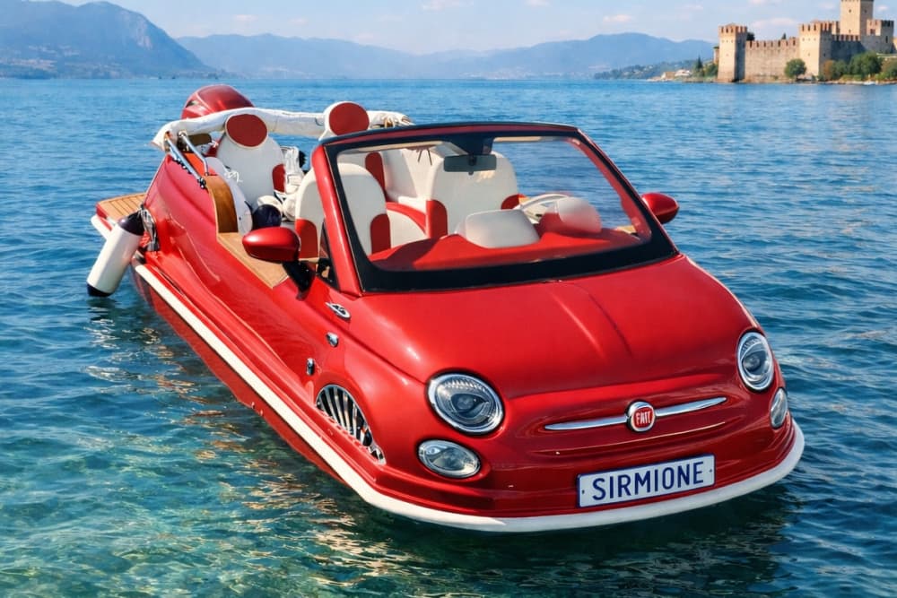 Fiat 500 Style Tour – 1 Stunde in Sirmione
