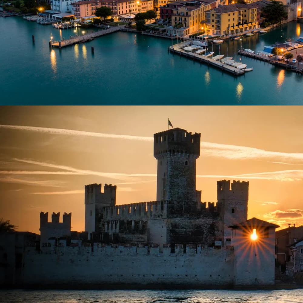 Sirmione Sonnenuntergangstour 1 Stunde - mit Aperitif 6 px