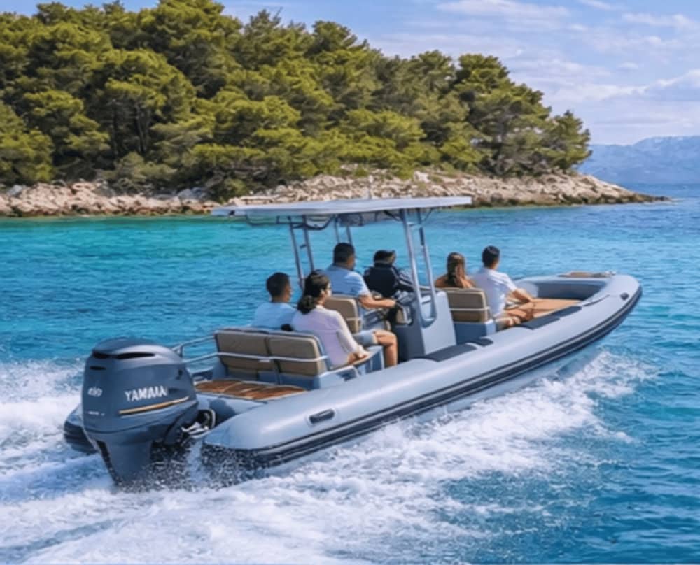 Blue Lagoon 3 islands private speedboat tour from Split