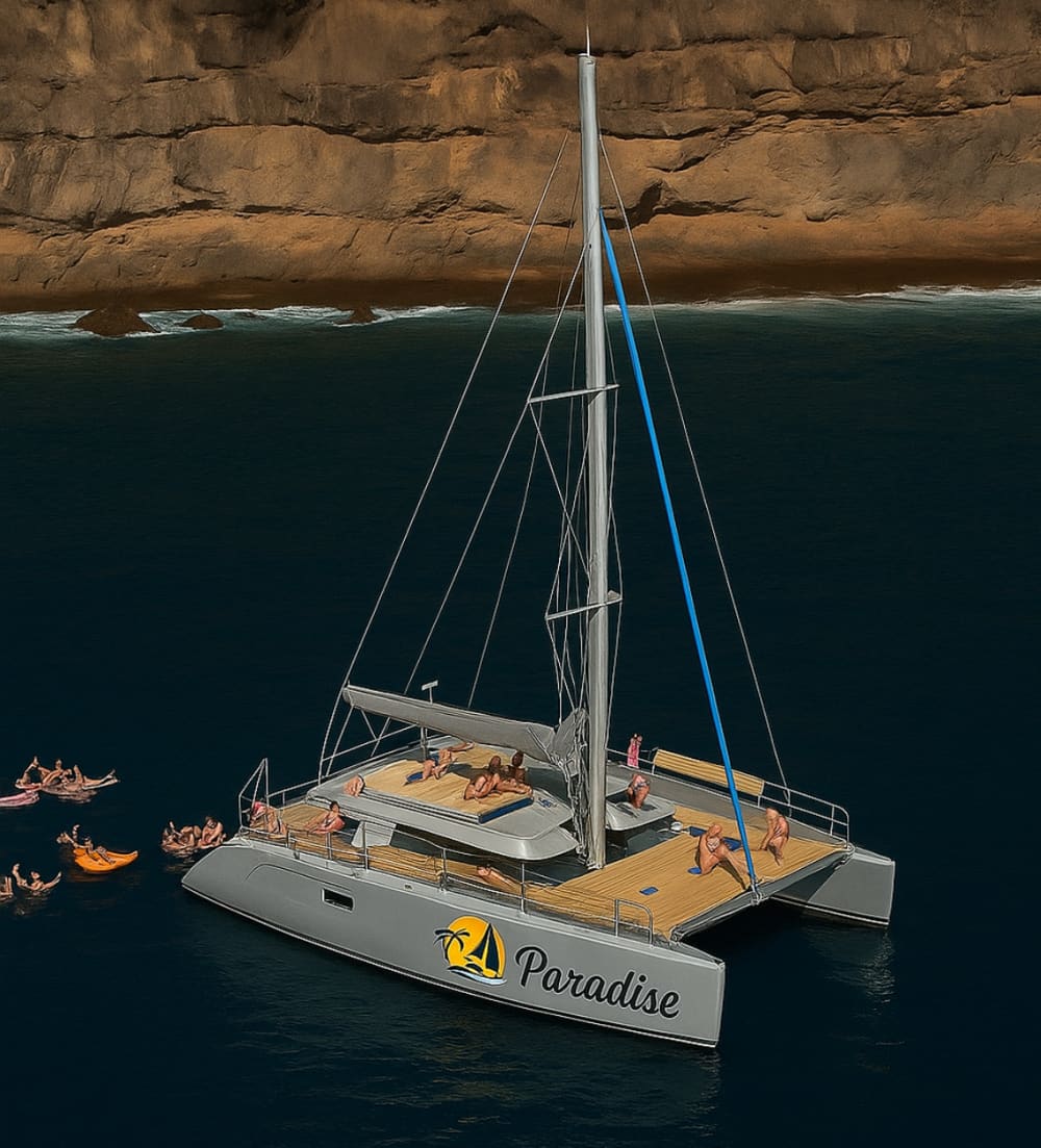 All-inclusive catamaran cruise in Gran Canaria | Up to 50 people