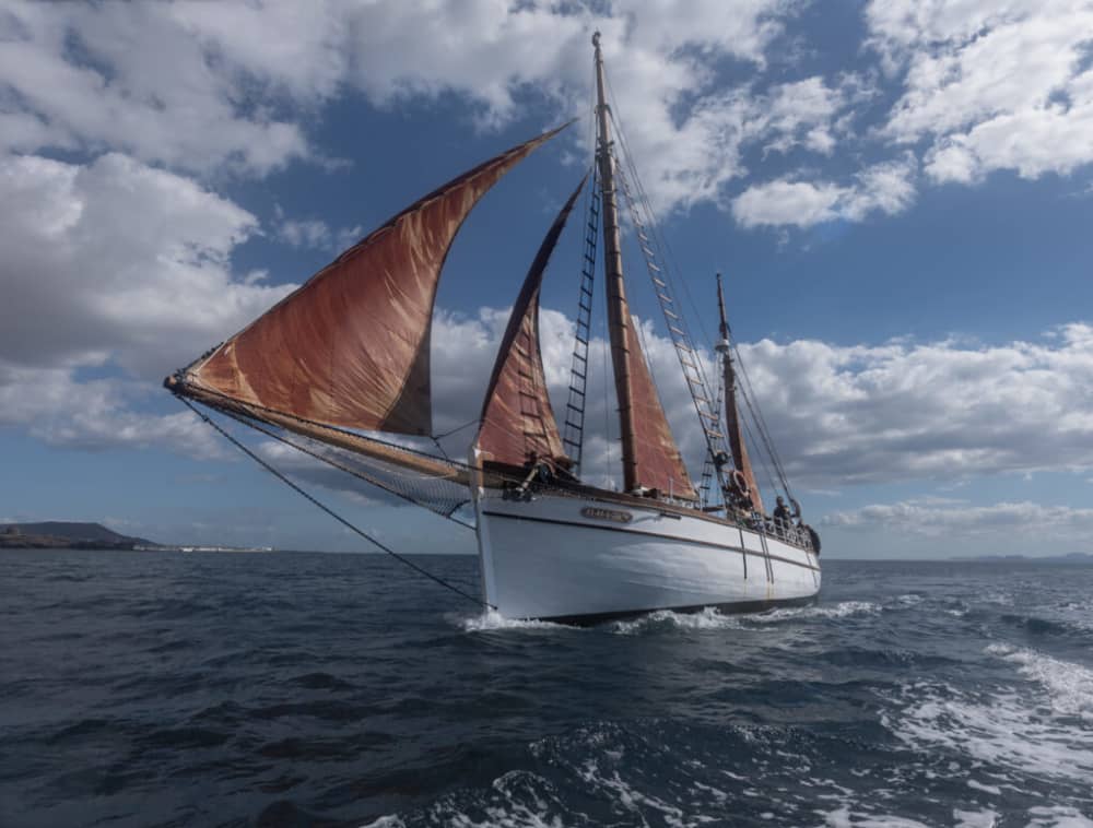4 heures de navigation traditionnelle à bord d'une goélette historique