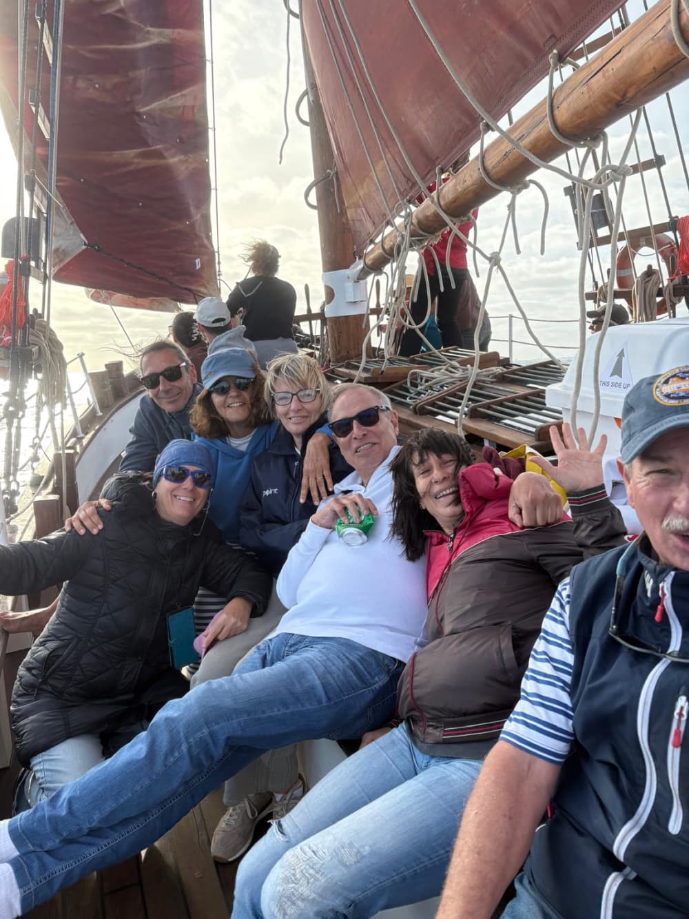 4 heures de navigation traditionnelle à bord d'une goélette historique