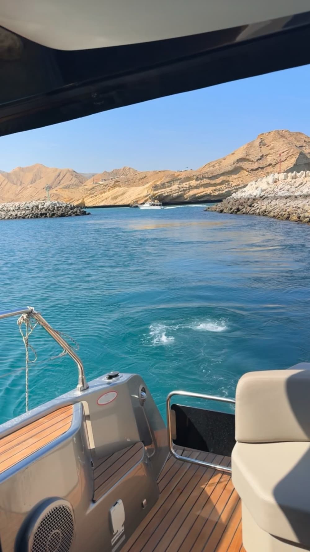 Expérience de yacht de luxe à Bandar Al Khairan : observation des dauphins et des tortues, et plongée en apnée (jusqu'à 6 personnes)