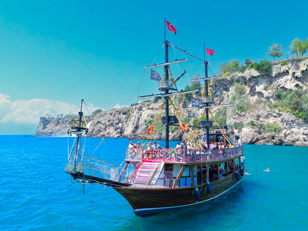 Antalya Relax Boat Tour | Waterfall and Beach Visit, Including Lunch and Non-Alcoholic Beverages