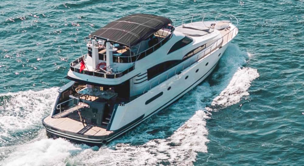 Yacht privé de luxe pour 40 personnes à Istanbul – Expérience baignade et fête aux îles des Princes