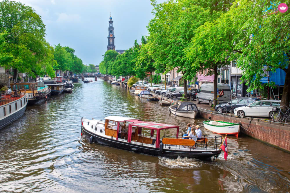 Tour privato di 2 ore sui canali di Amsterdam