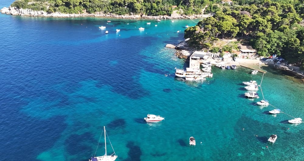 Half Day Elaphity Islands Private boat tour : Kolocep&Blue Cave&Lopud