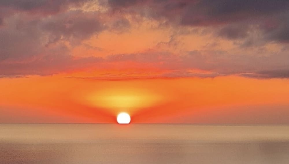 Sunset Escape at Sea