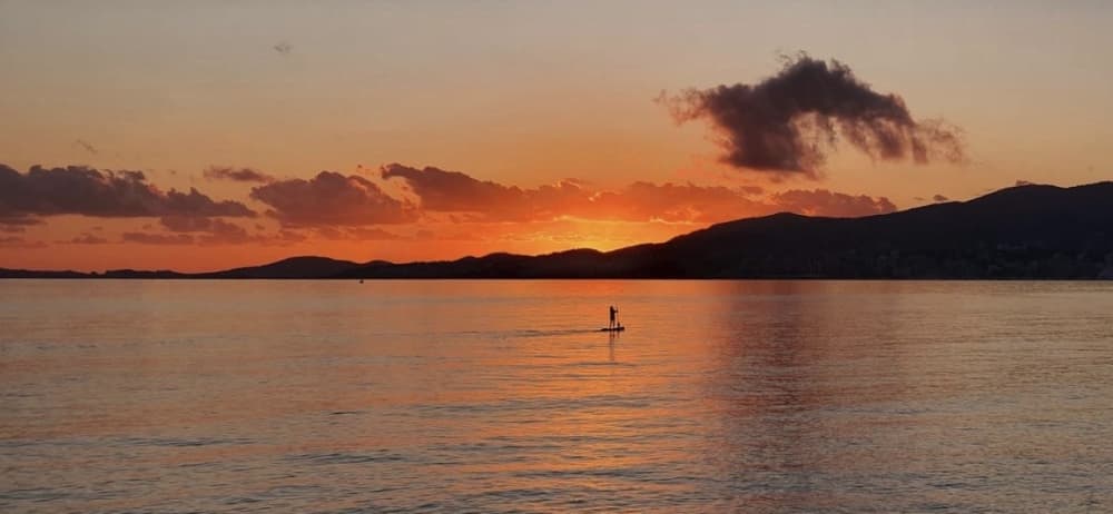 Sunset Escape at Sea