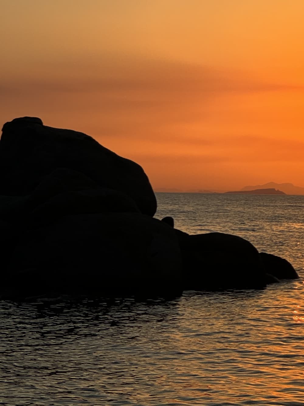 The Sunset of Villasimius between Golden Light and Silence