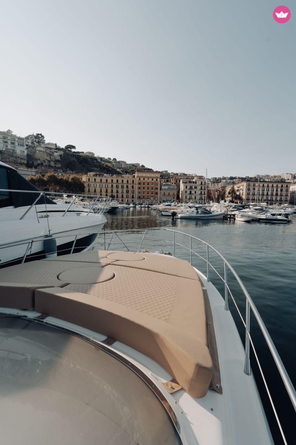 A magia de Capri vista do mar.