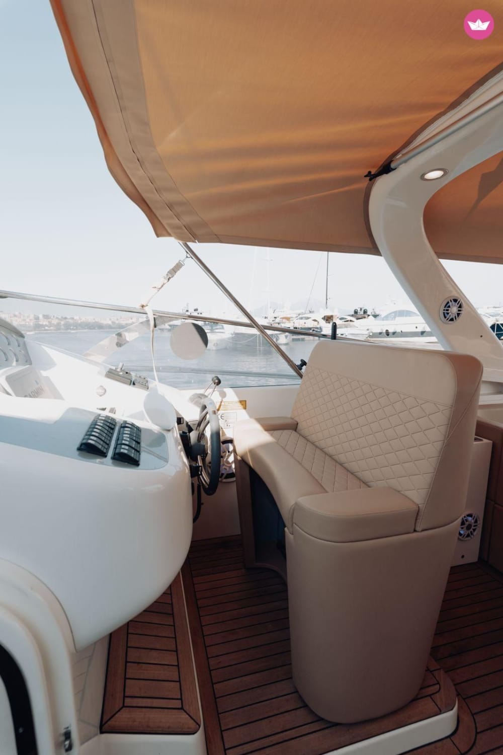 A magia de Capri vista do mar.